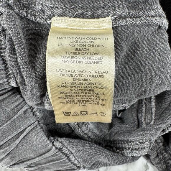 Free People Cayman Cargo Shorts Smocked Pockets Womens Small Gray Mid Rise - Picture 6 of 12